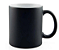 Caneca de Porcelana Mágica Preta Fosca - Imagem 1
