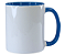 Caneca de Porcelana Alça e Interior colorido - Imagem 2