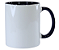 Caneca de Porcelana Alça e Interior colorido - Imagem 3