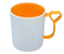Caneca de Polímero para Sublimação Alça Coraçãozinho 325ml - Imagem 3