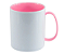 Caneca de Polímero para Sublimação Alça e Interior Colorido 325ml - Imagem 1