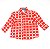 Camisa manga longa - quadrados vermelho - Imagem 1