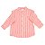 Camisa manga longa - listrado vermelho e off-white - Imagem 1