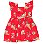 Vestido Manga babado - Cereja - Imagem 2