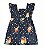 Vestido manga babado - azul marinho - Imagem 2