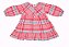 Vestido flanela xadrez com calcinha - Imagem 1