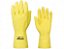 LUVA DE LATÉX SILVER SLIM AMARELA G/9 GOE-34455 - Imagem 1