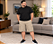 Bermuda Cargo Slagbaai e Plus Size Brim Cintura de Elástico até (175cm) Ref 1006 - Imagem 6