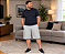 Bermuda Cargo Slagbaai e Plus Size Brim Cintura de Elástico até (175cm) Ref 1006 - Imagem 1