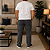 Calça Masculina Slagbaai e Plus Size Brim /Sarja Cintura de Elástico até (175 cm) Ref 850 - Imagem 19