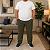 Calça Masculina Slagbaai e Plus Size Brim /Sarja Cintura de Elástico até (175 cm) Ref 850 - Imagem 30