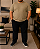 Calça Masculina Slagbaai e Plus Size Brim /Sarja Cintura de Elástico até (175 cm) Ref 850 - Imagem 7