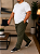Calça Masculina Slagbaai e Plus Size Brim /Sarja Cintura de Elástico até (175 cm) Ref 850 - Imagem 5
