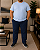Calça Masculina Slagbaai e Plus Size Brim /Sarja Cintura de Elástico até (175 cm) Ref 850 - Imagem 11