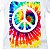 Camiseta Feminina Cool Tees Tie Dye Simbolo da Paz - Imagem 2