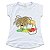 Camiseta T-Shirt Feminina Cool Tees Fernando Gonsales Leão Jamaica Bob Marley - Imagem 3