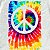 Camiseta Feminina Gola V Cool Tees Tie Dye Simbolo da Paz - Imagem 4