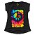Camiseta Feminina T-Shirt Cool Tees Tie Dye Simbolo da Paz - Imagem 5