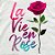 Camiseta Feminina Regata Cool Tees La Vie en Rose - Imagem 2