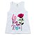 Camiseta Feminina Regata Cool Tees La Vie en Rose - Imagem 3