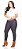 Calça  Jeans Skinny Cós Alto Oppnus Jenas - Imagem 3