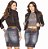 Saía Secretaria Oppnus Jeans Cm/ Cinto - Imagem 3