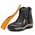 Bota motociclista couro legítimo com altura 9cm - Imagem 2