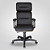Poltrona Presidente Eames Afrikan-Preto - Imagem 2