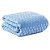 Manta Soft Bebe Cobertor Microfibra Com Sherpa Relevo Azul - Imagem 2