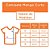 Camiseta Infantil Manga Curta Basica 100% Algodao Cinza Mescla 10 a 16 - Imagem 4
