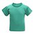 Camiseta Infantil Manga Curta Basica 100% Algodao Verde 4 a 8 - Imagem 1