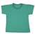 Camiseta Infantil Manga Curta Basica 100% Algodao Verde 4 a 8 - Imagem 2