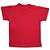 Camiseta Infantil Manga Curta Basica 100% Algodao Vermelho 4 a 8 - Imagem 2