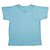 Camiseta Infantil Manga Curta Basica 100% Algodao Azul Bebe P a G - Imagem 2