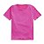 Camiseta Infantil Manga Curta Basica 100% Algodao Pink 1 a 3 Anos - Imagem 1