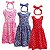 Vestido Infantil Menina Juvenil Kit 3 Tiara Sortido Regata - Imagem 7
