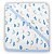 Toalha de Banho Soft 70x70 Azul Estampas Sortidas - Imagem 3