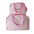 Bolsa Maternidade REF 3205 kit 2 unid Rosa Bebe - Imagem 1