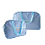 Bolsa Maternidade REF 3205 kit 2 unid Azul Bebe - Imagem 2