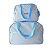 Bolsa Maternidade REF 3205 kit 2 unid Azul Bebe - Imagem 1