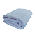Manta Bebe Enxoval Infantil Menino Maternidade Bolinhas Azul 80cm x 1,10m - Imagem 1