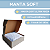 Manta Bebe Enxoval Infantil Menino Maternidade Bolinhas Azul 80cm x 1,10m - Imagem 3