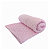 Manta Bebe Berço Enxoval Saida Maternidade Menina Bolinhas Rosa 80cm x 1,10m - Imagem 2