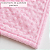 Manta Bebe Berço Enxoval Saida Maternidade Menina Bolinhas Rosa 85cm x 1,15m - Imagem 6