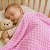 Manta Bebe Berço Enxoval Saida Maternidade Menina Bolinhas Rosa 85cm x 1,15m - Imagem 9