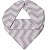 Babador Bandana Baby Chevron Rosa - Imagem 1