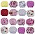 Luvinha De Bebe Kit 4 Pares Sortido Baby Deluxe Menina - Imagem 1