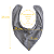 Babador Bandana Bebe kit c/3 ref 1650 Menino - Imagem 3