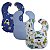 Kit 3 Babador Bebe Impermeavel 25x34cm Varias Estampas Sortidas Botão Pressão Menino Menina - Imagem 4