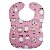 Kit 3 Babador Bebe Impermeavel 25x34cm Varias Estampas Sortidas Botão Pressão Menino Menina - Imagem 10